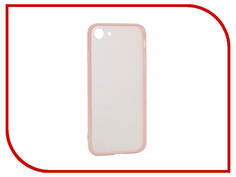 Аксессуар Чехол BROSCO Silicone для APPLE iPhone 6 Pink IP6-TPU-BMP-ROSE