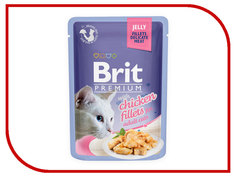 Корм Brit Premium курица желе 85g для кошек 518463 Brit*