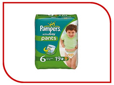 Подгузники Pampers Active Boy Extra Large 16+кг 19шт 4015400673378