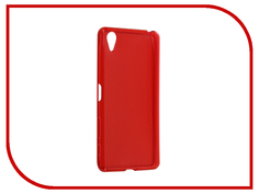 Аксессуар Чехол Sony Xperia X Gecko Transparent-Glossy Red S-G-SONX-RED