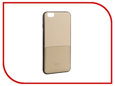 Аксессуар Чехол Dotfes G02 Carbon Fiber Card Case для APPLE iPhone 6/6s Gold 47054