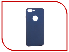 Аксессуар Чехол Krutoff Silicone для iPhone 7 Plus Dark Blue 11836