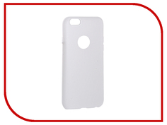 Аксессуар Чехол Krutoff Silicone для iPhone 6/6S White 11803