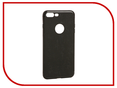 Аксессуар Чехол Krutoff Silicone для iPhone 7 Plus Black 11829