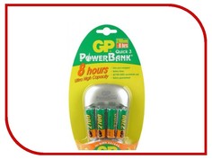Зарядное устройство GP PowerBank Quick 3 + 4 ак. AA 2700 mAh (PB27GS270-C4/CR4/2CR4)