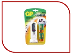 Зарядное устройство GP PowerBank V800C + 4 ак. AA 2700 mAh (PB80GS270SA-U4/CR4)