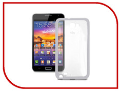 Аксессуар Чехол Samsung Galaxy Note PURO Clear Cover пластиковый Grey GNOTECLEARGREY