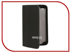 Аксессуар Чехол Jet.A SC8-26 for Galaxy Tab 3 8.0 нат. кожа Black/Grey