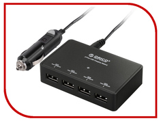 Зарядное устройство Orico 4xUSB MPU-4S автомобильное
