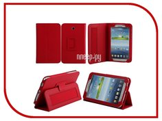 Аксессуар Чехол Samsung Galaxy Tab 4 7.0 IT Baggage иск.кожа Red ITSSGT7402-3