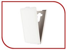 Аксессуар Чехол Ainy for LG G4 кожаный White