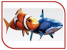 Игрушка Инструктаж по сборке Air Swimmers летающая рыба Акула Shark или Клоун Clownfish Pleer.Ru