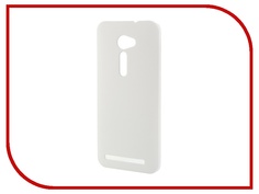 Аксессуар Чехол-накладка ASUS ZenFone 2 ZE500CL Pulsar Clipcase PC Soft-Touch White PCC0037