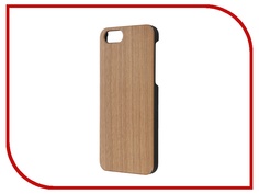 Аксессуар Чехол-накладка BROSCO Softtouch для iPhone 6 Орех IP6-WOOD-NUT