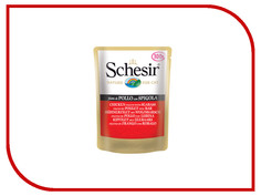 Корм Schesir С566 Цыпленок c окунем 100g для кошек 10455
