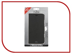 Аксессуар Чехол PURO Eco-Leather Cover для iPhone 6 Plus Black IPC655BOOKC1BLK