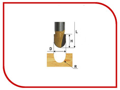 Фреза Makita D-48044 R12.7 25.4x16x12mm пазовая галтельная