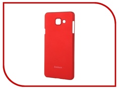 Аксессуар Чехол-накладка Samsung Galaxy A7 2016 Dekken Soft Touch Red 20332