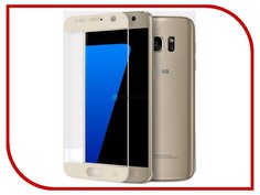 Аксессуар Защитное стекло Samsung Galaxy S7 Ainy Full Screen Cover 3D 0.33mm Gold