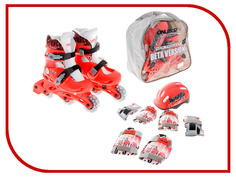 Коньки Onlitop 31-34 Coral 869359 + Защита