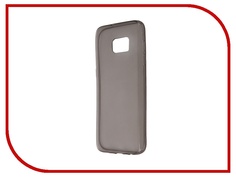 Аксессуар Чехол-накладка Samsung Galaxy S7 SM-G930F Krutoff Transparent-Black 11728