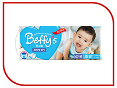 Подгузники Beffys Extra Dry L 9-14кг 38шт для мальчиков