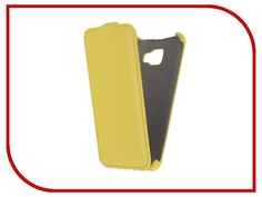 Аксессуар Чехол Samsung Galaxy A7 2016 Activ Flip Case Leather Yellow 57541
