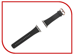 Аксессуар Браслет APPLE Watch Remax RM 383 Black Leather