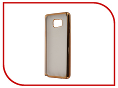 Аксессуар Чехол Samsung Galaxy Note 5 AUZER 0.3mm Gold AC-SN5BGo