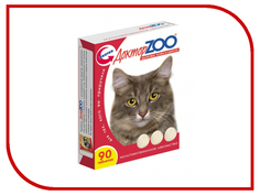 Витамины Доктор Zoo Здоровье кожи и шерсти 90 таблеток для кошек 0201