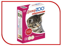 Витамины Доктор Zoo 120 таблеток для котят 0204 / 2015
