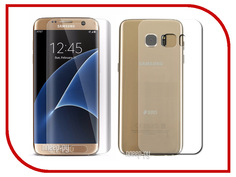 Аксессуар Защитная пленка Samsung Galaxy S7 (5.1) Red Line Full Screen TPU (экран + задняя панель)