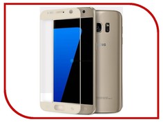Аксессуар Защитное стекло Samsung Galaxy S7 AUZER 3D Gold AG3-SS7GD