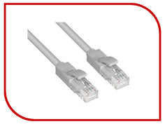 Аксессуар Greenconnect UTP 24AWG cat.5e RJ45 T568B 0.5m Grey GCR-LNC03-0.5m