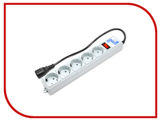 Сетевой фильтр Power Cube 5 Sockets 0.5m Grey SPG-B-0,5MExt