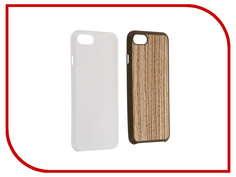 Аксессуар Набор из двух чехлов Ozaki Jelly / Wood для APPLE iPhone 7 Transparent / Beige-Brown OC721ZC