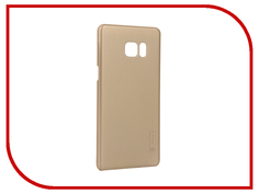 Аксессуар Чехол Samsung Galaxy Note 7 Nillkin Frosted Shield Gold 12390