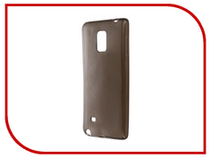 Аксессуар Чехол Samsung Galaxy Note Edge SM-N915F Krutoff Transparent-Black 11492