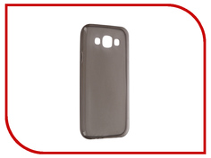 Аксессуар Чехол Samsung Galaxy E5 SM-E500F Krutoff Transparent-Black 11518