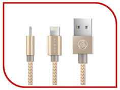 Аксессуар ALDOM Micro USB - Lightning 511ADMNS5013 Gold