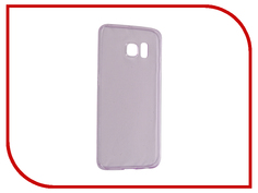 Аксессуар Чехол Samsung Galaxy S6 Edge BROSCO Purple SS-S6E-TPU-PURPLE
