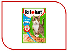 Корм Kitekat Рыба в соусе 85g для кошек 10151306
