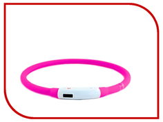 Ошейник светодиодный Richi LED 50cm M Silicone Pink 3526