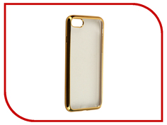 Аксессуар Чехол Krutoff Silicone для APPLE iPhone 7 Gold 11783