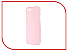 Аксессуар Чехол Krutoff для APPLE iPhone 7 Transparent-Pink 11789