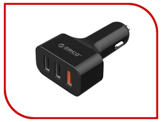 Зарядное устройство Orico UCH-2U1Q USB 3-ports Black