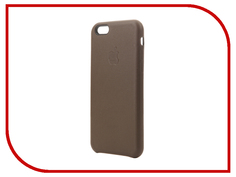 Аксессуар Чехол Krutoff Leather Case для iPhone 6/6S Dark Brown 10756