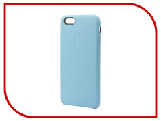 Аксессуар Чехол Krutoff Leather Case для iPhone 6/6S Light Blue 10753
