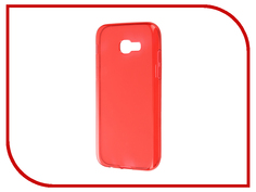 Аксессуар Чехол Samsung Galaxy A5 A520F 2017 Gecko Transparent-Glossy Red S-G-SGA5-2017-RED