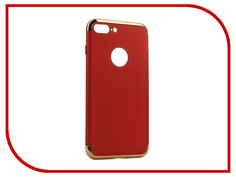 Аксессуар Чехол iBox Element для APPLE iPhone 7 Plus Red-Gold frame